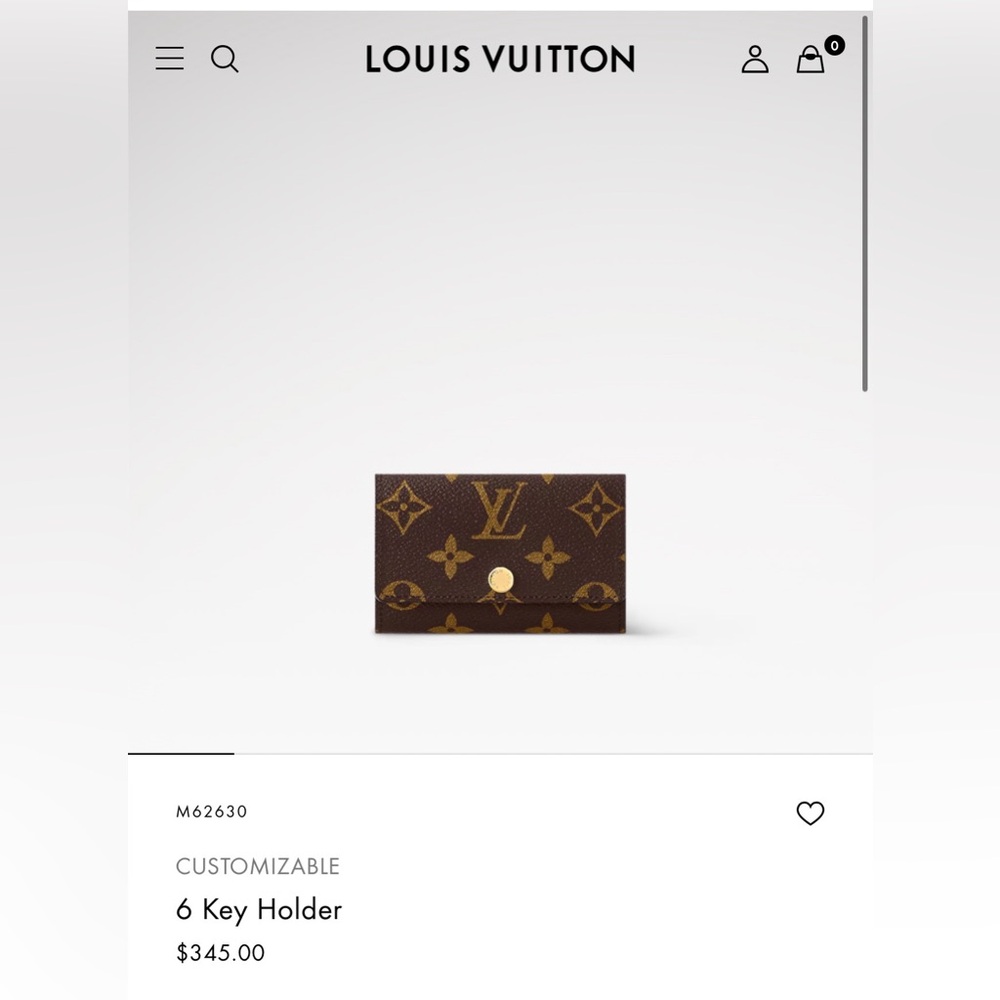 Louis Vuitton Monogram 6 Key Holder M62630 - Picture 14 of 15